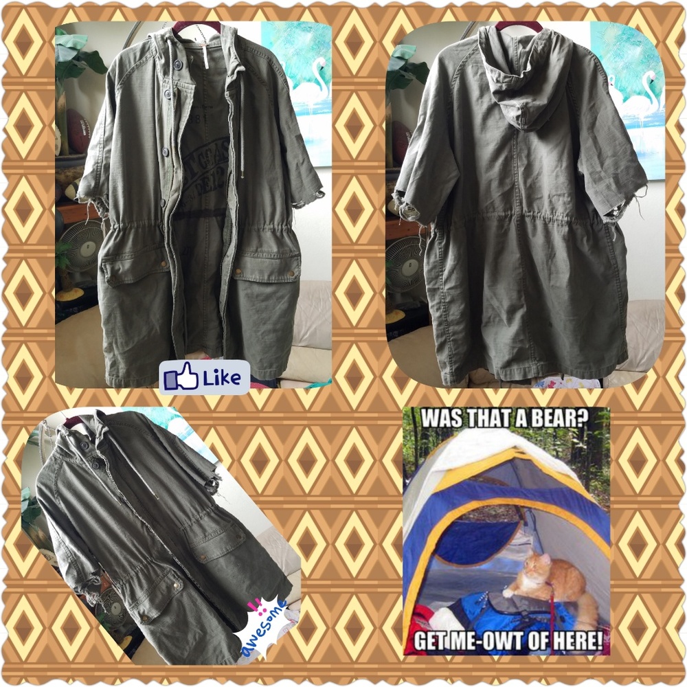 Free People "Reworked Army" Jacket - Picture 5 of 7